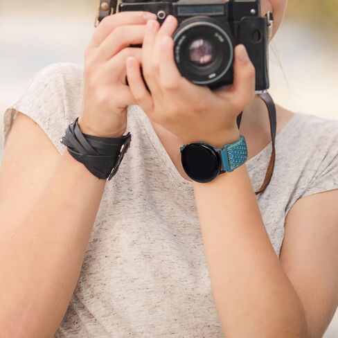 6 قطع من أحزمة الساعات المصنوعة من النايلون المطاطي المتوافقة مع أحزمة ساعة Samsung Galaxy Active 2/ساعة Galaxy Watch 4 مقاس 40 مم 44 مم/ساعة Galaxy Watch 5 حزام/ساعة 5 Pro/Galaxy Watch 3 41 مم/Active 40 مم، 20 مم حزام حلقة مطاطي للرجال والنساء in Kuwait