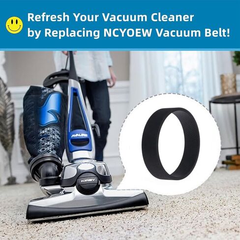 أحزمة بديلة للمكنسة الكهربائية كيربي سنتريا، أفالير 2، جي 3، جي 4، جي 5، جي 6، جي 7 وألتميت جي، قطعة بديلة 301291، عبوة من 3 قطع in Kuwait