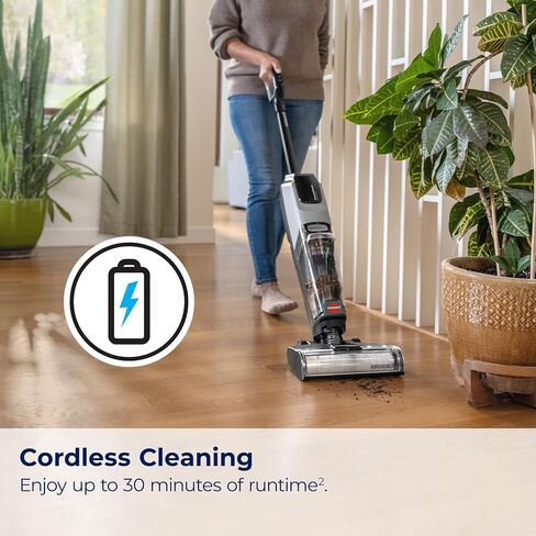 مكنسة بيسيل® CrossWave® OmniForce™ لتنظيف الأرضيات الصلبة متعددة الأسطح، مكنسة جافة ورطبة مع وضع تفريغ جاف مخصص، 3882 in Saudi Arabia