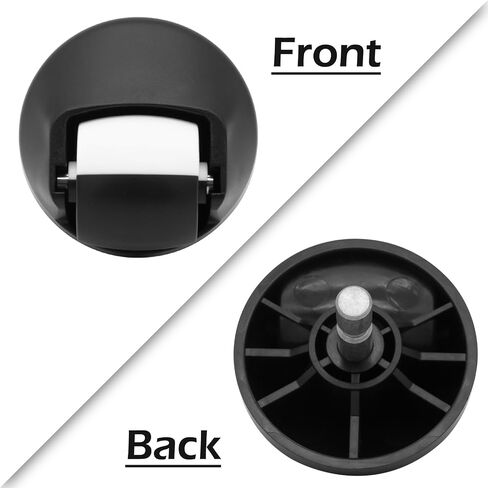 2 Pack Tires for IROBOT ROOMBA Wheels Series E5 E6 E7 i7 i7+ 500, 600, 700, 800 and 900 Anti-Slip, Great Adhesion and Easy Assembly. Replacement for All roomba Models, Black in Saudi Arabia