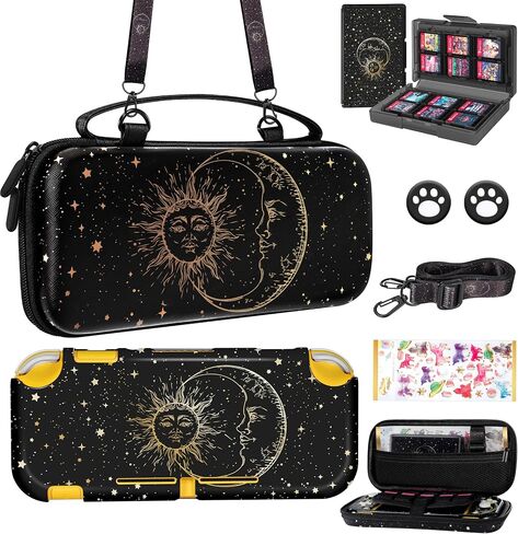 8in1 Maro Switch Oled Case for Nintendo Switch Oled Carrying Cases Boy Anime Hard Protective Cover Dockable Skin+Thumb Grips+Game Holder+Sticker for Switch Oled Travel Case in Saudi Arabia