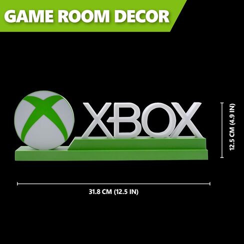 Paladone Green Xbox Icons Light, Dynamic Phasing and Pulsing Light Modes, Officially Licensed Gaming Setup Accessories, 11.8" in Saudi Arabia
