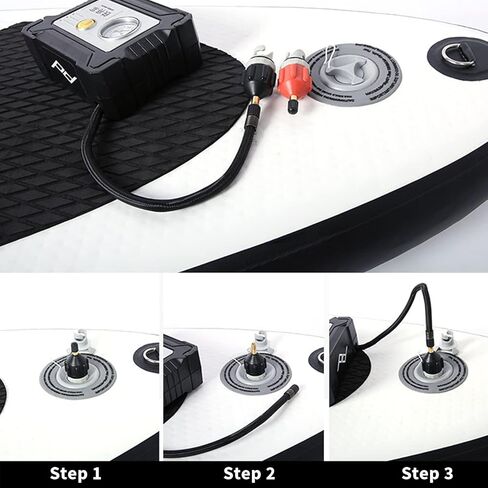 SUP مجداف مجلس فوهة الهواء قارب كاياك صمام الهواء، محول مضخة الهواء، مناسبة لألواح التجديف الوقوف، قوارب التجديف القابلة للنفخ، قوارب الكاياك، محول الضخ التقليدي in Kuwait