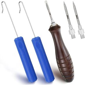 Feekoon Fish Venting Tool, Venting Kit for Deep Sea Fish with 2 Fish Hook Remover and 2 Stainless Steel Needle, Fishing Tackle for Saltwater Fishing Fish Release and Return in Kuwait