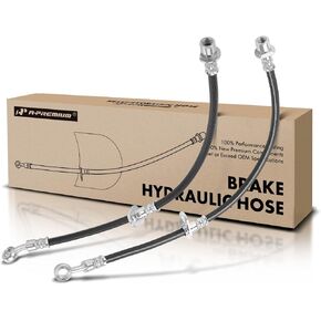 A-Premium Rear Driver and Passenger Brake Hydraulic Hose Compatible with Select Honda Models - Accord 1998 1999 2000 2001 2002 with Rear Disc Brakes - Replace# 01466S84W50(Pack of 2) in Kuwait