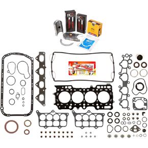 مجموعة محرك Rering Kit FSBRR4014 متوافقة مع 92-96 هوندا Prelude DoHC H23A1 مجموعة الحشية الكاملة ، محامل قضيب حجم قياسي ، حلقات مكبس الحجم القياسي in Kuwait