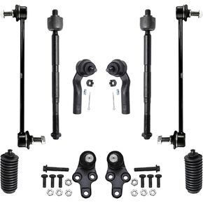Detroit Axle - 10pc مجموعة التعليق الأمامي لفورد 2014-2018 Escape ، 2 مفاصل الكرة السفلى 2 روابط شريط التثبيت 4 in Saudi Arabia