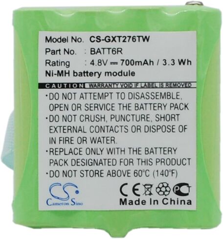 4.8V بطارية استبدال عالية الأداء لـ GMR680 GMR2889-2CK GMRS380-2 GMR2089 GMR645 GMR1038 GMR635 GMR8552CK GMRS680 GMR855 GMRS380 GMRS in Saudi Arabia