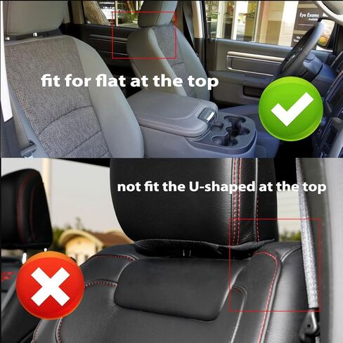 Custom Fit Seat Covers for Dodge RAM 1500 2019 2020 2021 2022 2023 2024 2025 Leather Cars Seats Cover Full Set Black in Kuwait