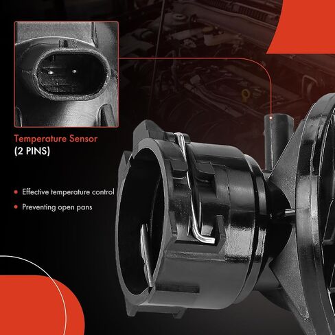 A-Premium Engine Toolant Toylant Thermostat Assembly مع مستشعر متوافق مع BMW 335i ، 335i GT Xdrive ، 335i Xdrive ، X5 ، 435i ، 435i Gran Coupe ، 435i Xdrive ، 435i Xdrive Gran ، X6 ، M2 ، M2 ، M235i in Saudi Arabia
