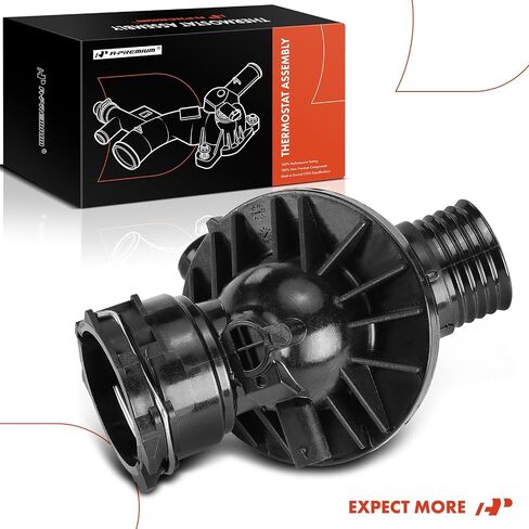 A-Premium Engine Toolant Toylant Thermostat Assembly مع مستشعر متوافق مع BMW 335i ، 335i GT Xdrive ، 335i Xdrive ، X5 ، 435i ، 435i Gran Coupe ، 435i Xdrive ، 435i Xdrive Gran ، X6 ، M2 ، M2 ، M235i in Saudi Arabia