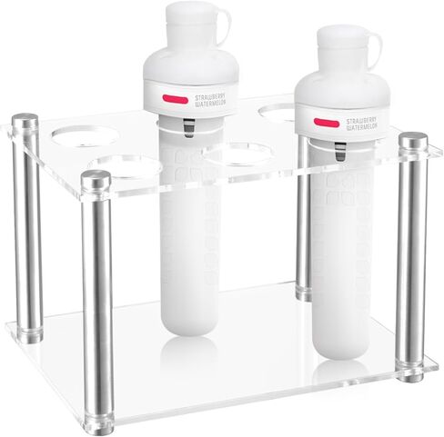 Rainmae Flavor Cartridge Holder for Cirkul, Contains 7 Flavor Cartridge Acrylic Storage Rack Organizer Round Support Shelf Accessories for Cirkul Flavors Cartridges, Fip Sip Stand Organizer Cartridge in Kuwait
