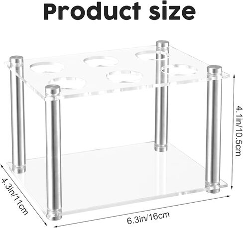 Rainmae Flavor Cartridge Holder for Cirkul, Contains 7 Flavor Cartridge Acrylic Storage Rack Organizer Round Support Shelf Accessories for Cirkul Flavors Cartridges, Fip Sip Stand Organizer Cartridge in Kuwait