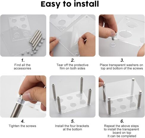 Rainmae Flavor Cartridge Holder for Cirkul, Contains 7 Flavor Cartridge Acrylic Storage Rack Organizer Round Support Shelf Accessories for Cirkul Flavors Cartridges, Fip Sip Stand Organizer Cartridge in Kuwait