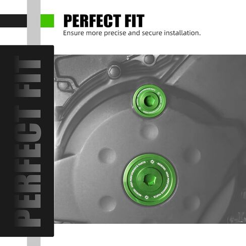 غطاء محرك المسمار غلاف محرك متوافق مع Kawasaki KLR650 1987-2024 ، غطاء محرك الألومنيوم ، الأنود ، CNC ، الأسود in Saudi Arabia
