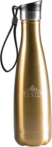 Tyent - Contemporary Drinkware - Insulated Stainless Steel Bottles - Dual Walls - Easy-Sip Cap - Beverages stay Hot or Cold 24 Hours - BPA-Free - Earth-Friendly Reusability - 750ml - Rose Gold in Saudi Arabia