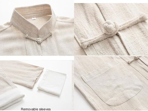 Cotton Linen Tai Chi Uniform Shirt Pants - Qi Gong Martial Arts Kung Fu Clothing in Saudi Arabia