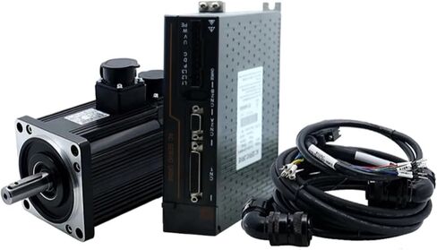 1pc 1.5KW 220VAC 110ST M05030 130ST M06025 M10015 5Nm 6Nm 10N Servo Motor with T3DF-L30F-RABF Engine Drive for Mill Engraver(with Brake,130ST 6Nm) in Saudi Arabia