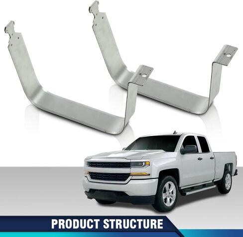 PIT66 Fuel Tank Straps 2pcs Compatible with Chevy Silverado GMC Sierra 1500 2500 3500 & HD 1999-2018 578-183 in Saudi Arabia