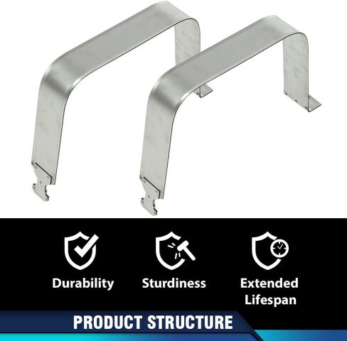 PIT66 Fuel Tank Straps 2pcs Compatible with Chevy Silverado GMC Sierra 1500 2500 3500 & HD 1999-2018 578-183 in Saudi Arabia