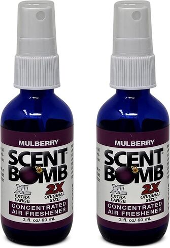 Scent Bomb Air Freshener Spray, Long-Lasting Odor Eliminator for Home & Car, Effective Deodorizer Spray for Kitchen, Bathroom, Fresh Room Spray & Smell Neutralizer, 2 oz, Clean Cotton in Saudi Arabia