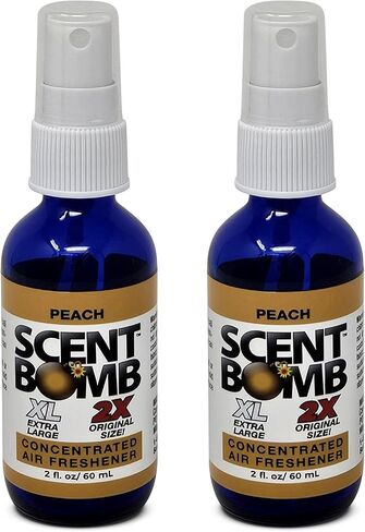 Scent Bomb Air Freshener Spray, Long-Lasting Odor Eliminator for Home & Car, Effective Deodorizer Spray for Kitchen, Bathroom, Fresh Room Spray & Smell Neutralizer, 2 oz, Clean Cotton in Saudi Arabia