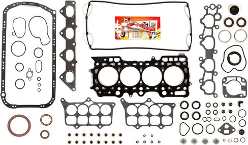 مجموعة محرك Rering Kit FSBRR4014 متوافقة مع 92-96 هوندا Prelude DoHC H23A1 مجموعة الحشية الكاملة ، محامل قضيب حجم قياسي ، حلقات مكبس الحجم القياسي in Kuwait