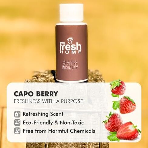 California Fresh Home Capo Berry Diffuser Oil - Natural Fragrance for Home Diffuser with Huckleberry, Blueberry, Strawberry, Orange & White Floral – 40ml in Saudi Arabia
