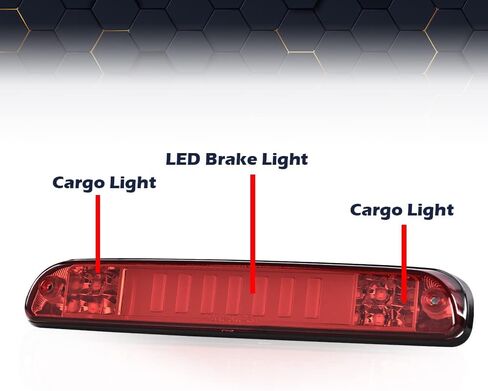LED PIT66 LED 3RD BRAKE LIGHT ، متوافق مع 93-11 FORD RANGER/FIT 99-16 FORD F250 SD F350 SD F450 SD F550 SD Third Brake Stop Lamp Horp in Kuwait