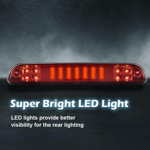 LED PIT66 LED 3RD BRAKE LIGHT ، متوافق مع 93-11 FORD RANGER/FIT 99-16 FORD F250 SD F350 SD F450 SD F550 SD Third Brake Stop Lamp Horp in Kuwait