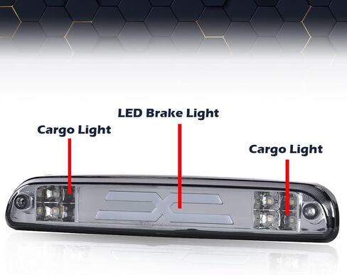 LED PIT66 LED 3RD BRAKE LIGHT ، متوافق مع 93-11 FORD RANGER/FIT 99-16 FORD F250 SD F350 SD F450 SD F550 SD Third Brake Stop Lamp Horp in Kuwait