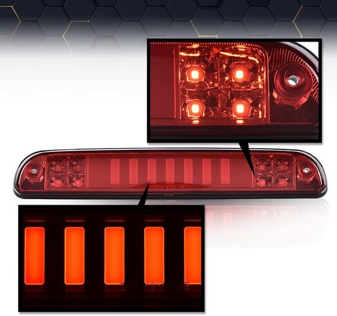 LED PIT66 LED 3RD BRAKE LIGHT ، متوافق مع 93-11 FORD RANGER/FIT 99-16 FORD F250 SD F350 SD F450 SD F550 SD Third Brake Stop Lamp Horp in Kuwait