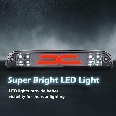 LED PIT66 LED 3RD BRAKE LIGHT ، متوافق مع 93-11 FORD RANGER/FIT 99-16 FORD F250 SD F350 SD F450 SD F550 SD Third Brake Stop Lamp Horp in Kuwait