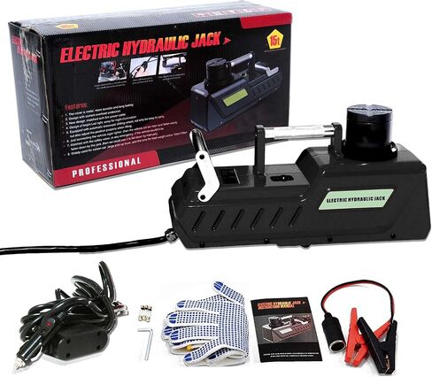 E-HEELP Car Jack Hydraulic 12V DC 33000lbs Heavy Duty Electric Jack Floor Jack with LED Display for Camper RV Truck Van Sedan SUV in Saudi Arabia