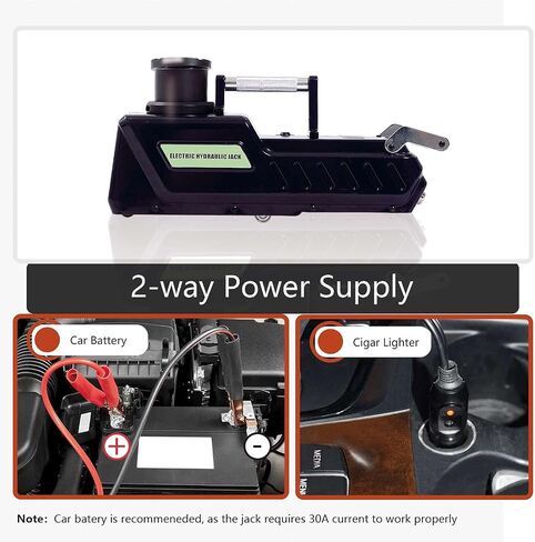 E-HEELP Car Jack Hydraulic 12V DC 33000lbs Heavy Duty Electric Jack Floor Jack with LED Display for Camper RV Truck Van Sedan SUV in Saudi Arabia