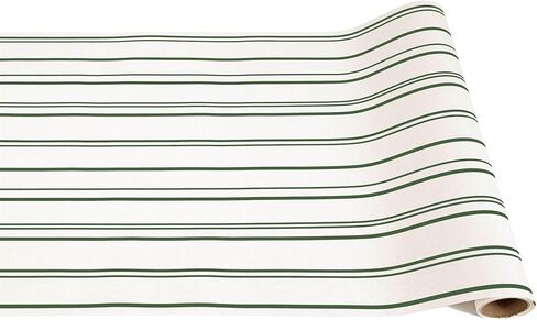 Disposable Marigold Striped Table Runner - Paper Table Runner Roll for Parties or Weddings - American Made in Saudi Arabia