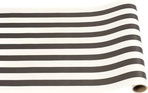 Disposable Marigold Striped Table Runner - Paper Table Runner Roll for Parties or Weddings - American Made in Saudi Arabia