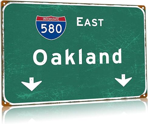 East Chicago Loop Interstate 94 Road Sign Highway Direction Metal Sign Vintage Bar Club Cafe Wall Decor Restaurant Bedroom Iron Plaques Gift 8x12 Inches in Saudi Arabia