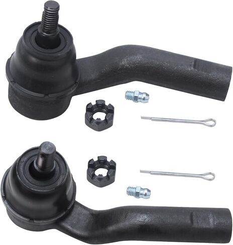 Detroit Axle - 10pc Front Suspension Kit for Ford 2014-2018 Escape, 2 Lower Ball Joints 2 Stabilizer Sway Bar Links 4 Outer Inner Tie Rod Ends 2 Tie Rod Boots 2015 2016 2017 Replacement in Saudi Arabia