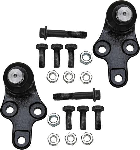 Detroit Axle - 10pc Front Suspension Kit for Ford 2014-2018 Escape, 2 Lower Ball Joints 2 Stabilizer Sway Bar Links 4 Outer Inner Tie Rod Ends 2 Tie Rod Boots 2015 2016 2017 Replacement in Saudi Arabia