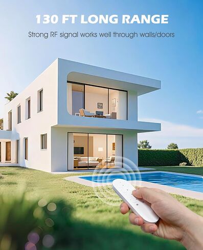 Wireless Remote Control Outlet Switch, SURNICE Mini Remote Light Switch 10A/1200W for Lights, Up to 130 FT Long Range, FCC and ETL Certified, 3 Expandable Outlets + 1 Remote in Saudi Arabia