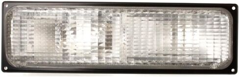 2pcs السائق اليسرى الأمامي وجانب الراكب الأيمن إشارة العدسة الإشارة ل chevy لـ C/K 1500/2500/3500 1988-1989 ، ل GMC لـ C/K 1500/2500/3500 1988-1989 in Kuwait