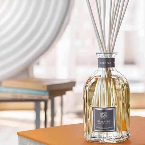 Dr. Vranjes – Milano 250 ml Diffuser + Double Pack of White Sticks (3 Pieces Bundle) – Luxury Home Fragrance, Made in Italy, Main Scent: Patchouli, Pepper, Sandalwood in Saudi Arabia