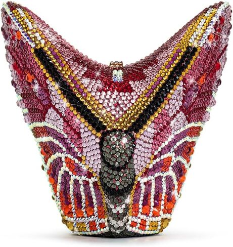 JW PEI Women's Paisley Crystal Butterfly Clutch in Saudi Arabia