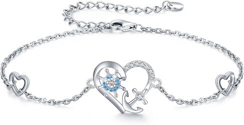 أساور الكاحل متعددة الألوان Medwise 925 Sterling Silver مرساة المجوهرات قابلة للتعديل في Anclet Summer Beach المجوهرات لابنة المرأة أمي أمي 2025 هدايا التخرج من أجلها in Saudi Arabia