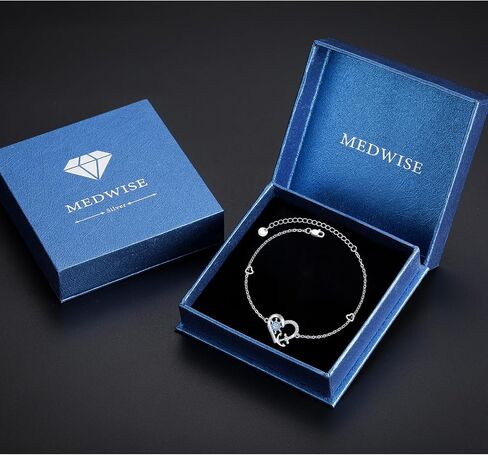 أساور الكاحل متعددة الألوان Medwise 925 Sterling Silver مرساة المجوهرات قابلة للتعديل في Anclet Summer Beach المجوهرات لابنة المرأة أمي أمي 2025 هدايا التخرج من أجلها in Saudi Arabia