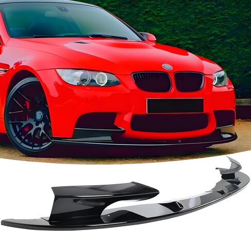 Front Bumper Lip Splitter Spoiler Compatible with BMW M3 E90 E92 E93 2008-2013 Gloss Black 4pcs M Style Air Chin Body Kit Exterior Accessories in Saudi Arabia