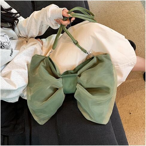 Kawaii Bow-shaped Crossbody Bag Bow Shoulder Bag for Women Cute Bowknot Purse Handbag Aesthetic Y2k Accessories in Saudi Arabia