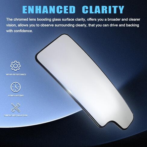 Driver Side Towing Mirror Glass for 2019-2024 Chevrolet Silverado & GMC Sierra 1500/2500/3500 HD | Convex Lower Replacement Glass with Anti-UV Coating | OEM Fit DL3Z-17K707-A in Kuwait