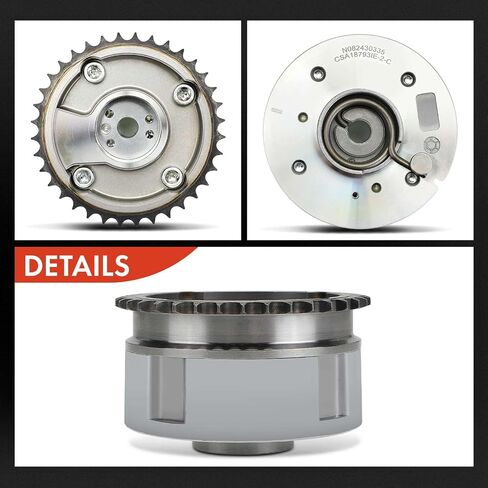 A-Premium 2PCS محرك محرك متغير توقيت صمام الصمام (VVT) ضابط الحد من عمود الحد من عمود الحدبة المتوافق مع Hyundai Elantra 2017-2018 ، Sonata 2015-2018 ، Tucson ، Veloster ، Kona ، Elantra GT in Kuwait